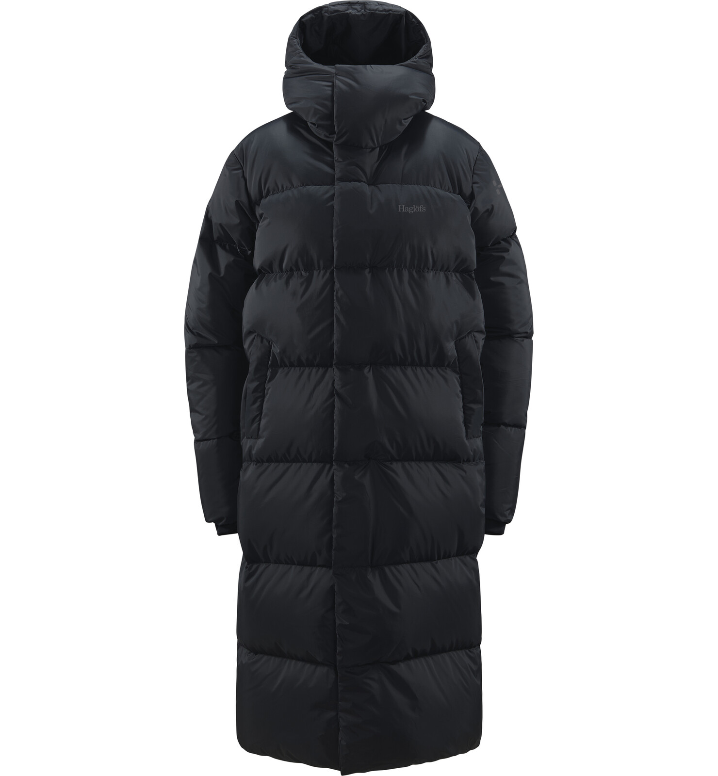 Haglöfs Long Down II Parka Women čierna Veľkosť: M 7318841945880