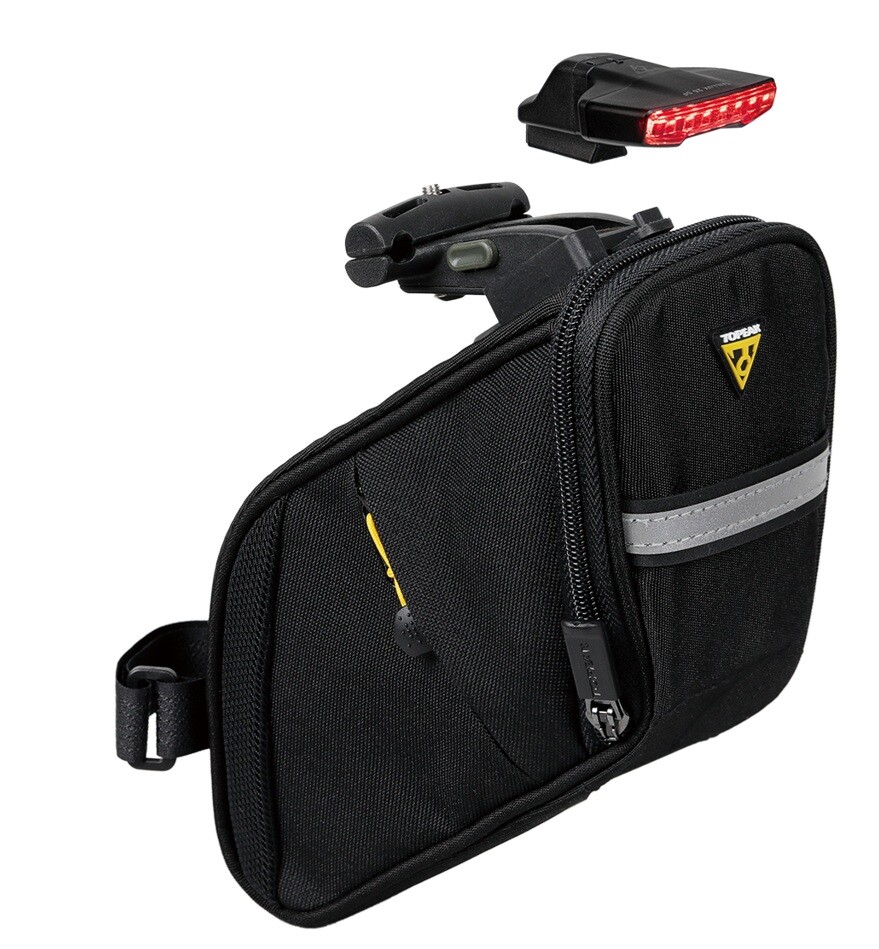 TOPEAK taška + svetlo AERO WEDGE PACK DF COMBO URBAN Veľkosť: UNI