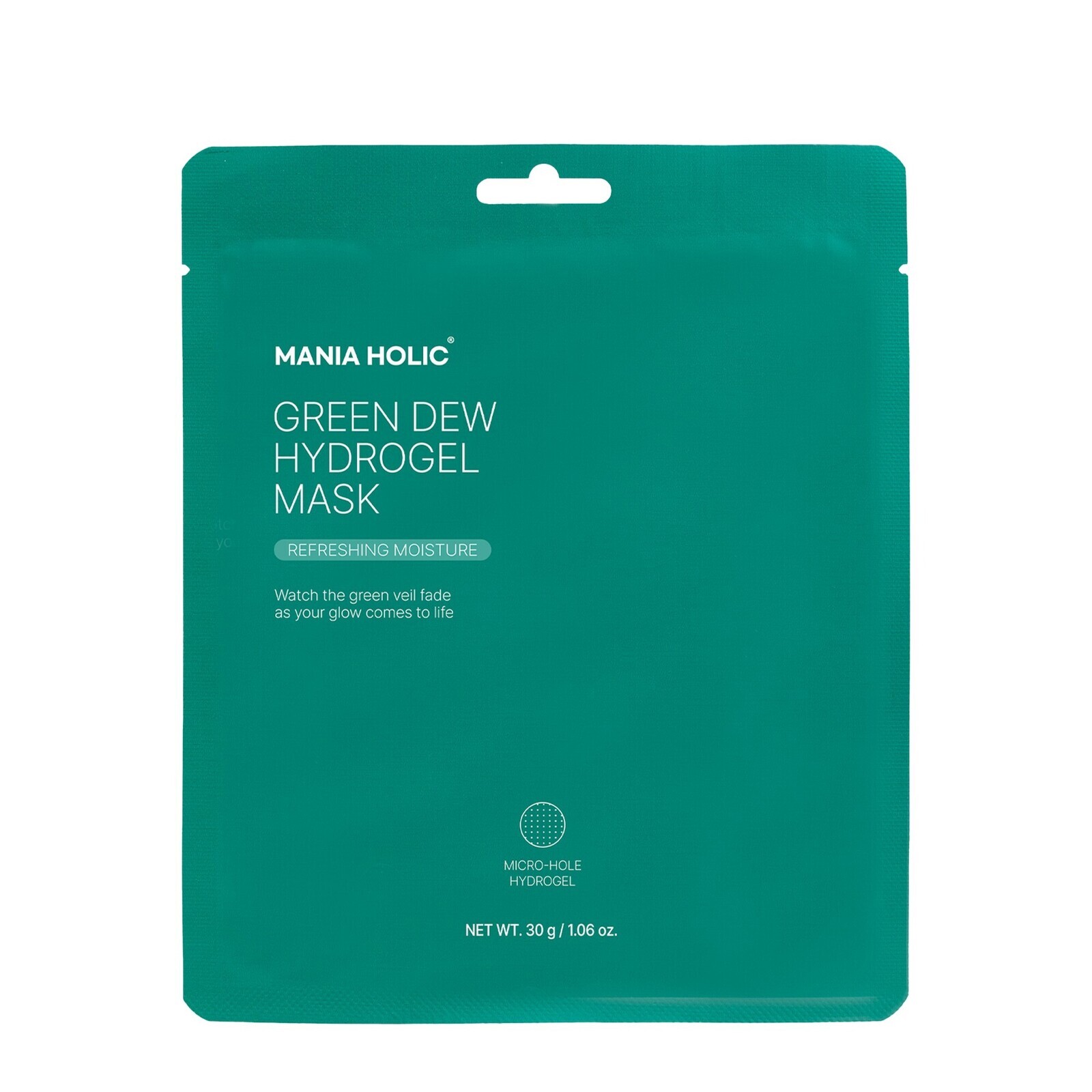 Mania Holic Hydratačná hydrogélová maska Green Dew Hydrogél Mask 30 g