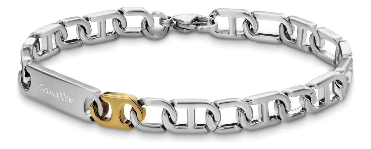 Calvin Klein Oceľový bicolor náramok Candid 35100098