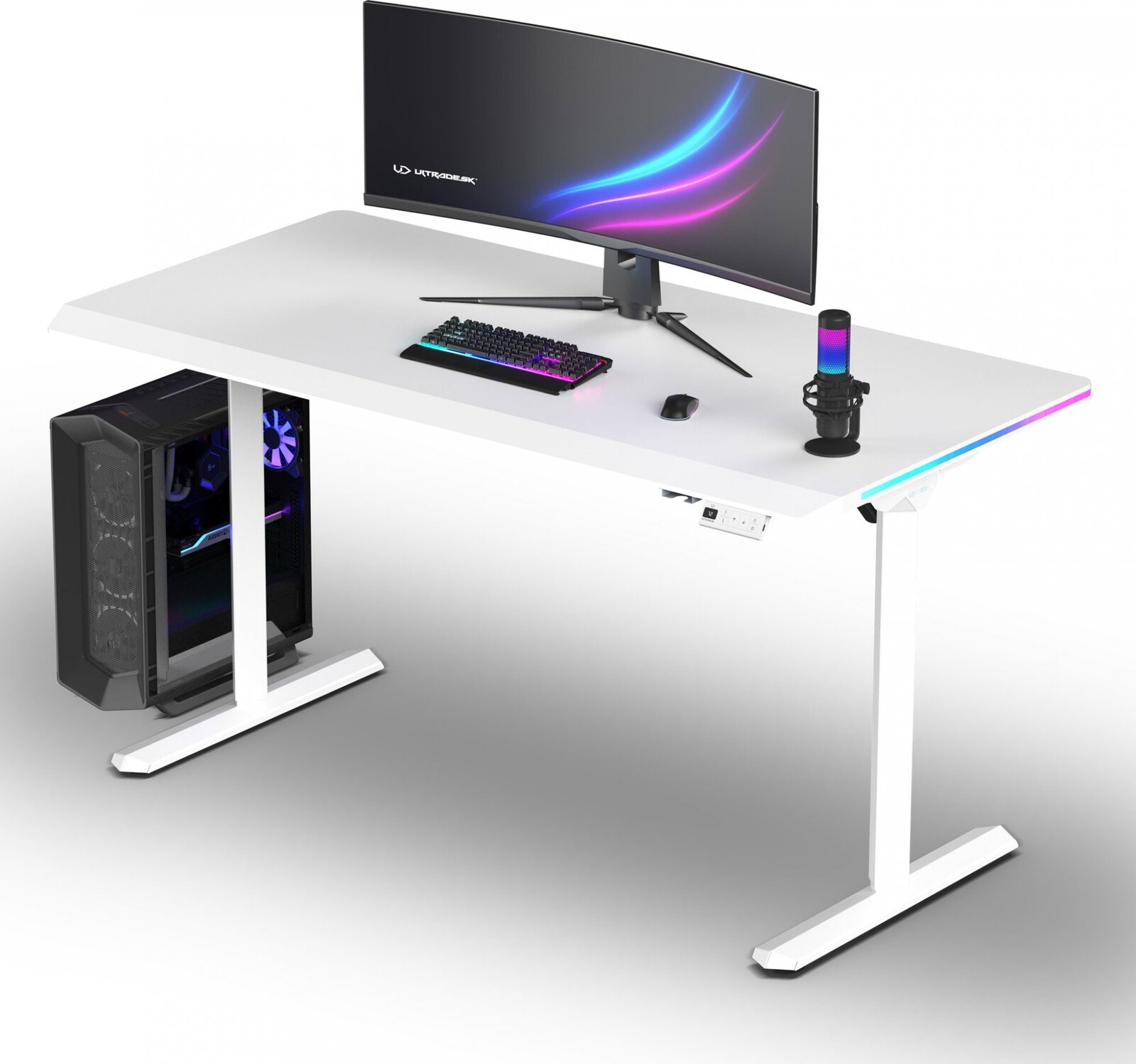 ULTRADESK Quest biela-biela