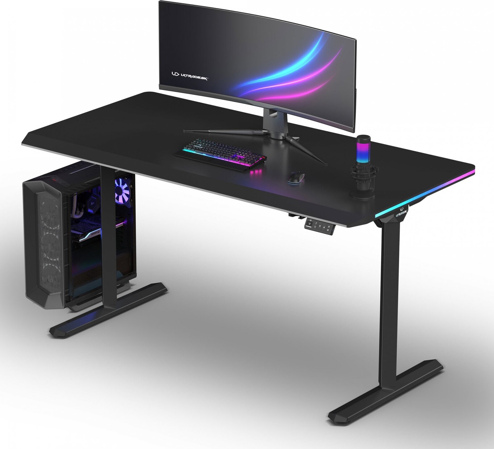ULTRADESK Quest čierna-čierna