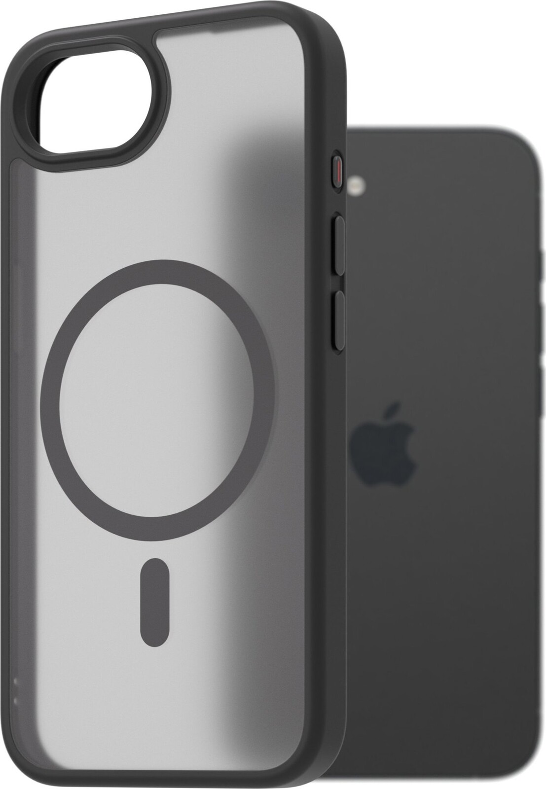 AlzaGuard Matte Case Compatible with Magsafe pre iPhone 16e / 17e čierny