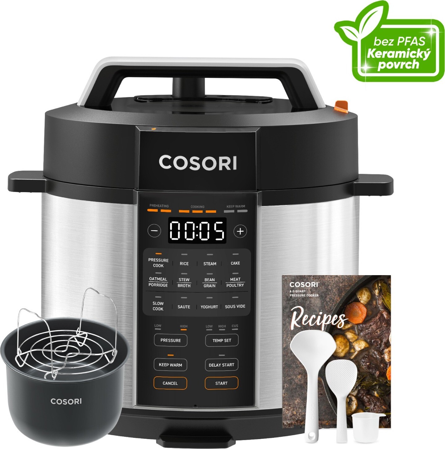 Cosori Tlakový hrniec a multicooker 5,7 L