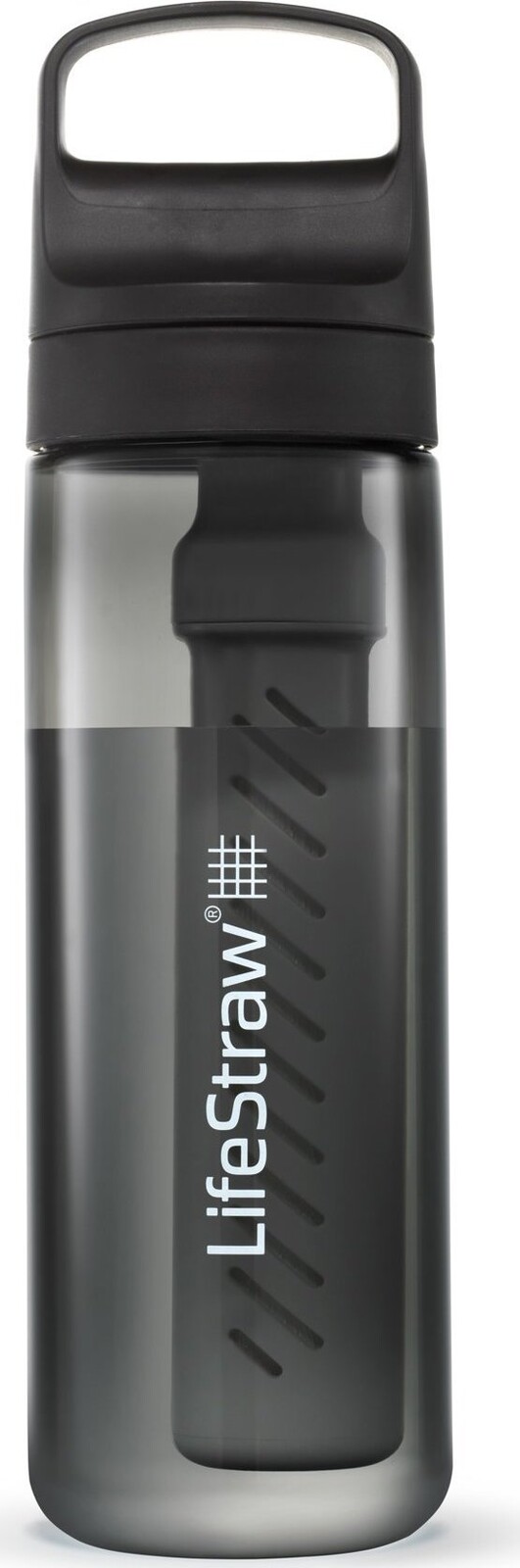 LifeStraw Go 2.0 filtračná fľaša na vodu, 22 oz, čierna