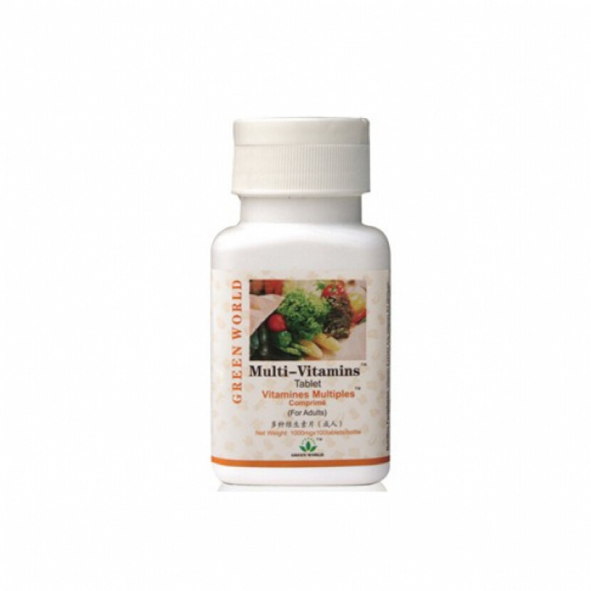 GreenWorld Multivitamín pre dospelých 100 kapsúl - min. trvanlivosť do 6.8.2026