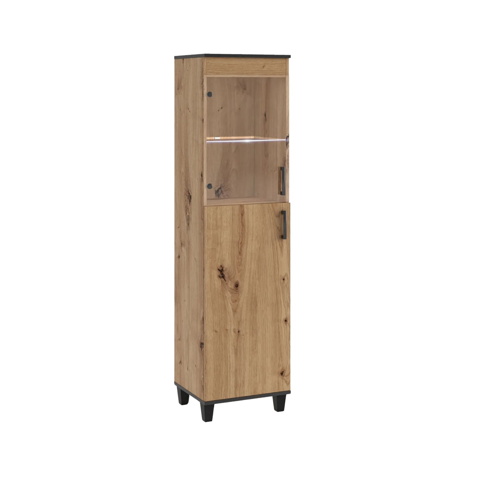 Vitrína Polany 04 50 cm dub Artisan