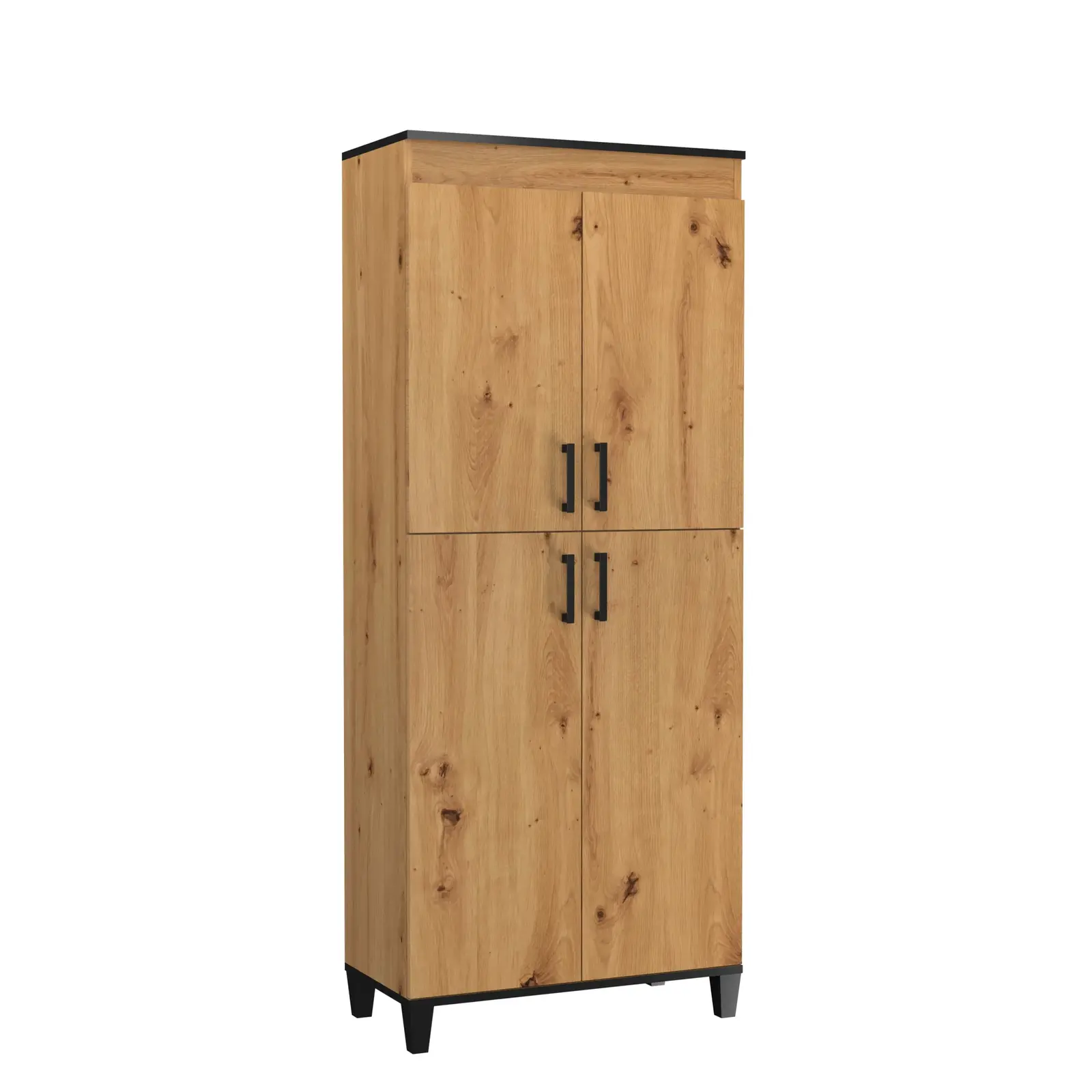 Vysoká úložná skříňka Polany 17 80 cm dub Artisan