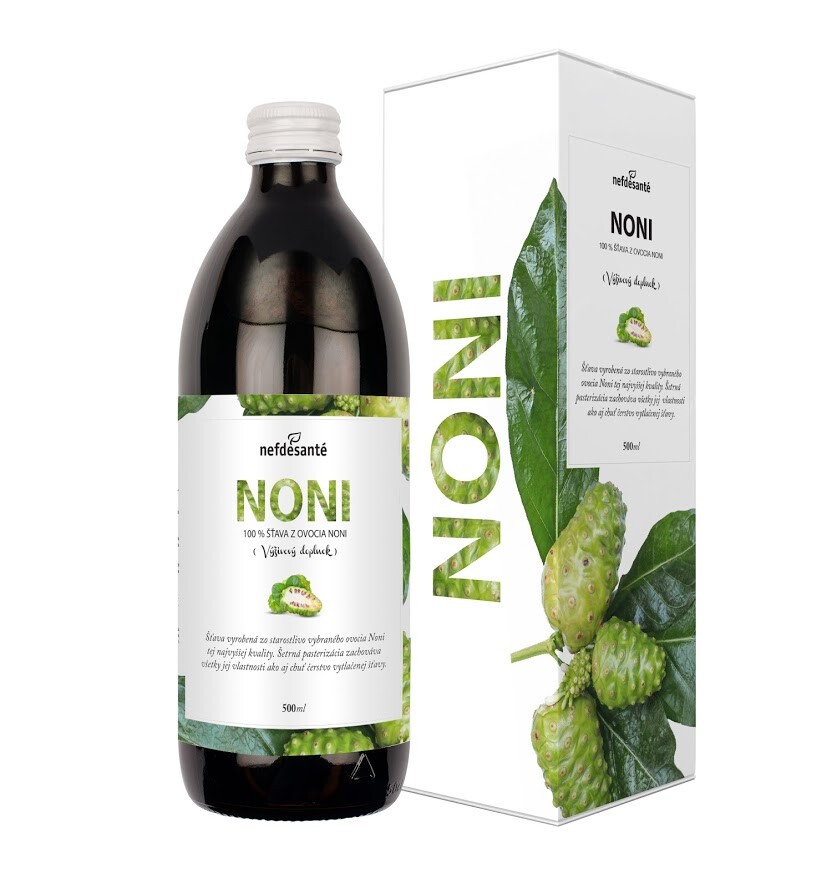 Nefdesante Akcia spotreba 50% 30.09.2026 NONI (100 % šťava z ovocia Noni 500 ml)-1 500 ml