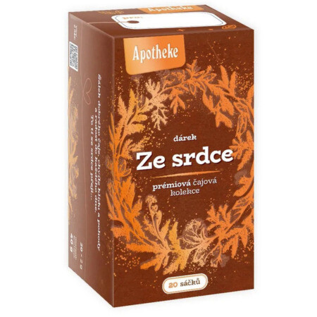 APOTHEKE Zo srdca darčekový ovocný čaj v nálevových vreckách 20 x 2 g