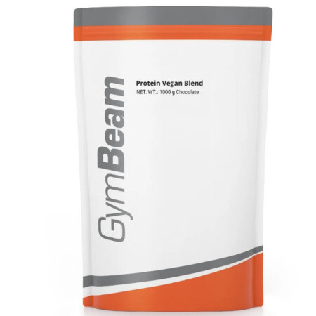 GYMBEAM Vegan blend zmes rastlinných proteínov v prášku príchuť čokoláda 1000 g