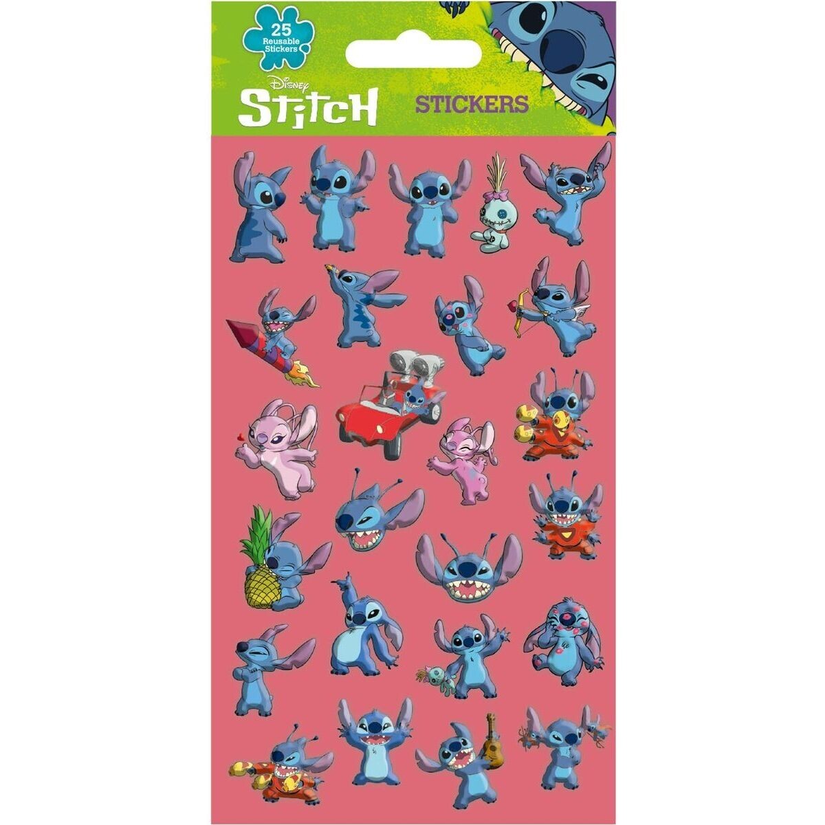 Pyramid International Lilo a Stitch 3D Samolepky