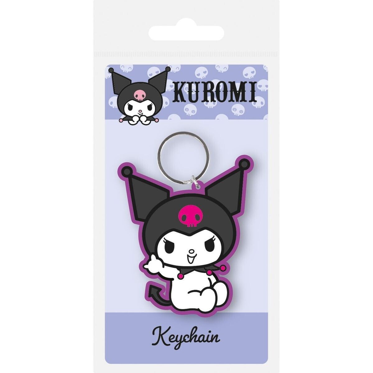 Pyramid International Hello Kitty Gumová kľúčenka Kuromi
