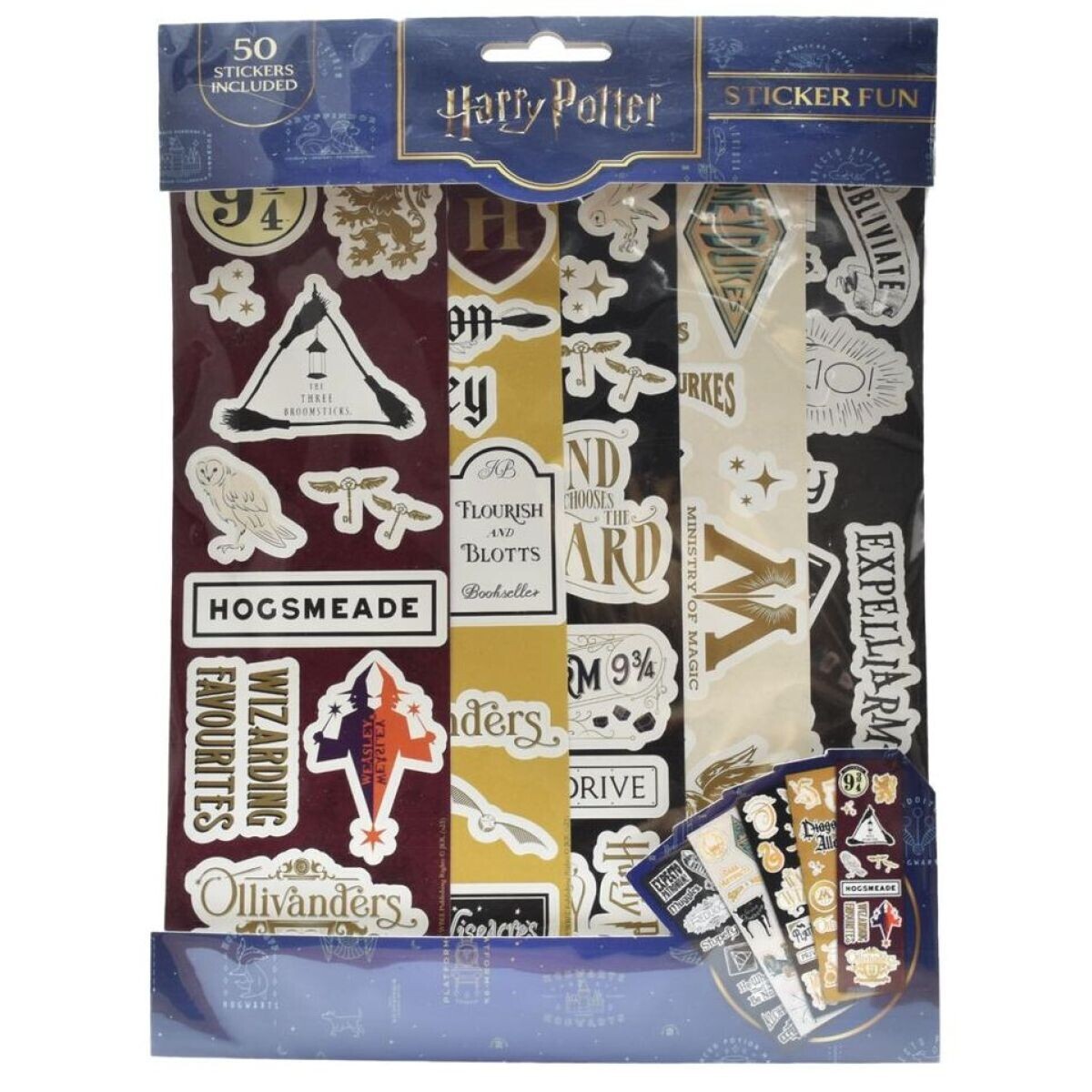 Bluesky Harry Potter Set samolepiek Magical Locations