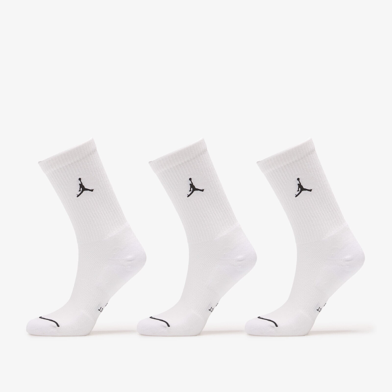 Ponožky Jordan Everyday Crew Socks 3-Pack White/ Black S