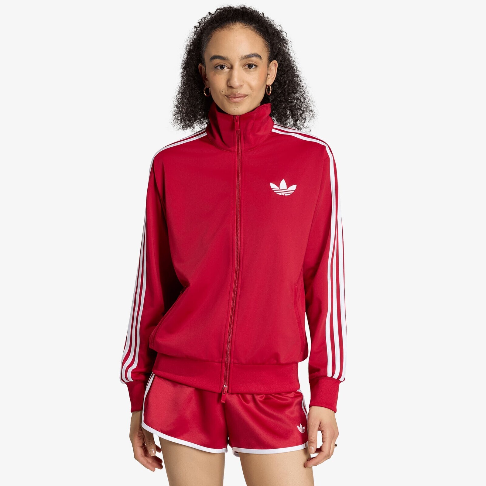 Mikina adidas Firebird Track Top Loose Team Victory Red/ White XL