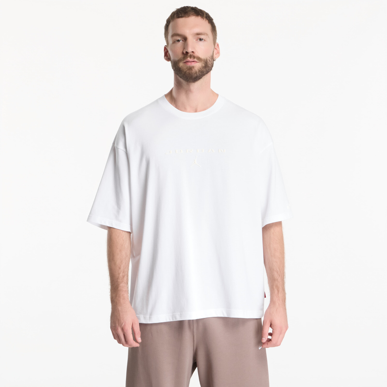 Tričko Jordan Flight Men's Oversized T-Shirt White XXL