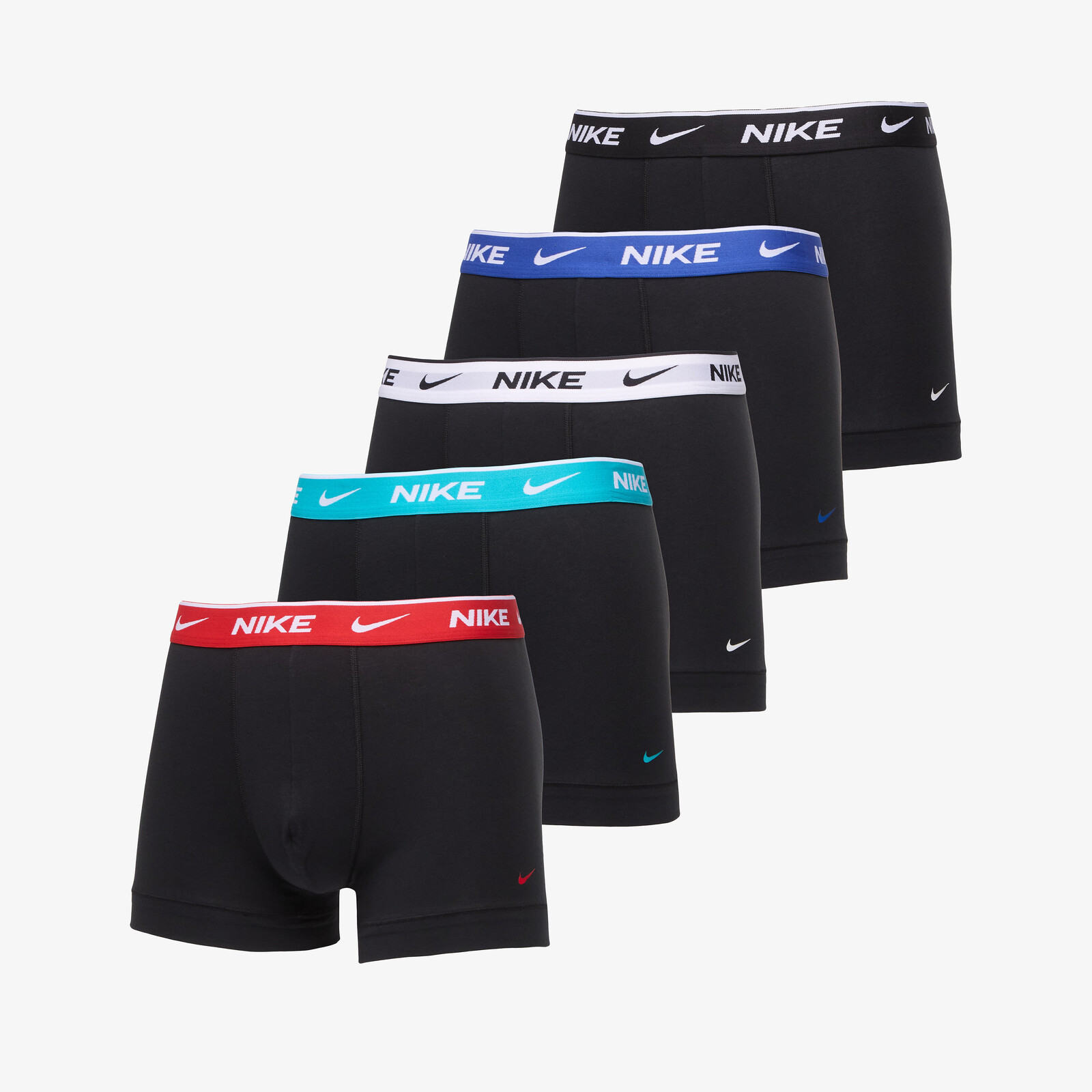 Boxerky Nike Essential Cotton Stretch Trunk 5-Pack Black L
