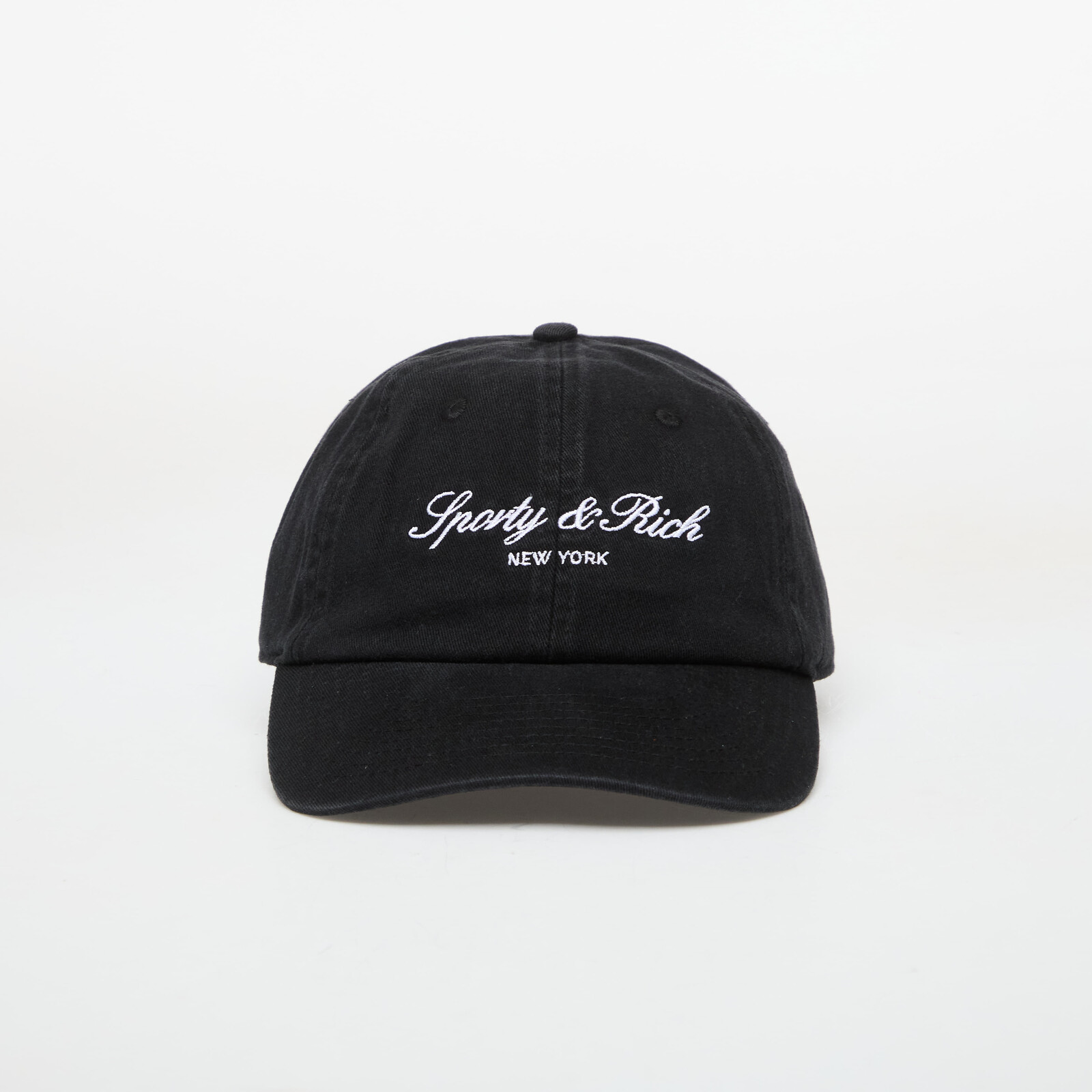 Šiltovka Sporty & Rich Signature NY Hat Faded Black Universal