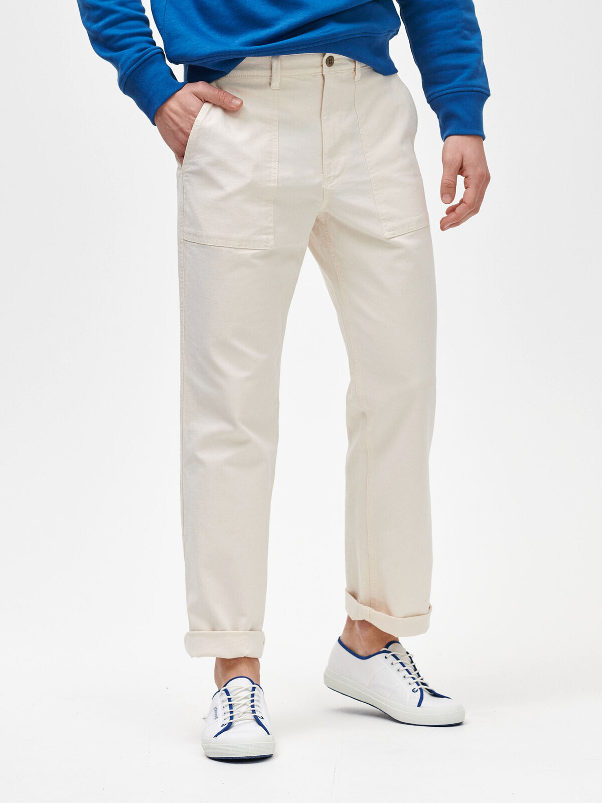 Smotanové unisex nohavice GAP