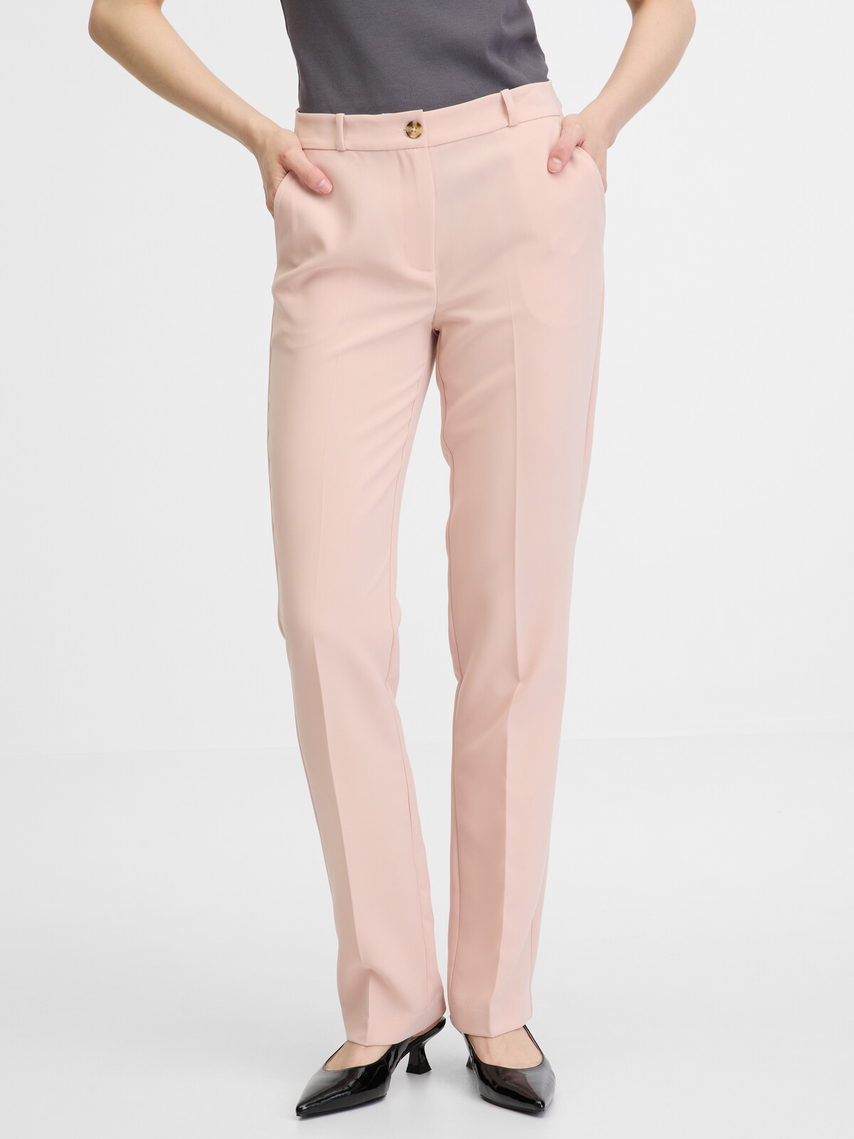 Orsay Light Pink Women's Trousers - Ladies