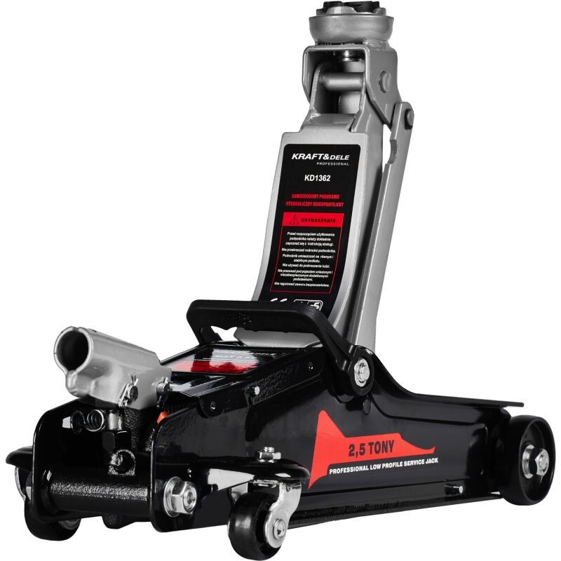Kraft&Dele Hydraulický zdvihák nízkoprofilový 2,5T 90-340mm KD1362