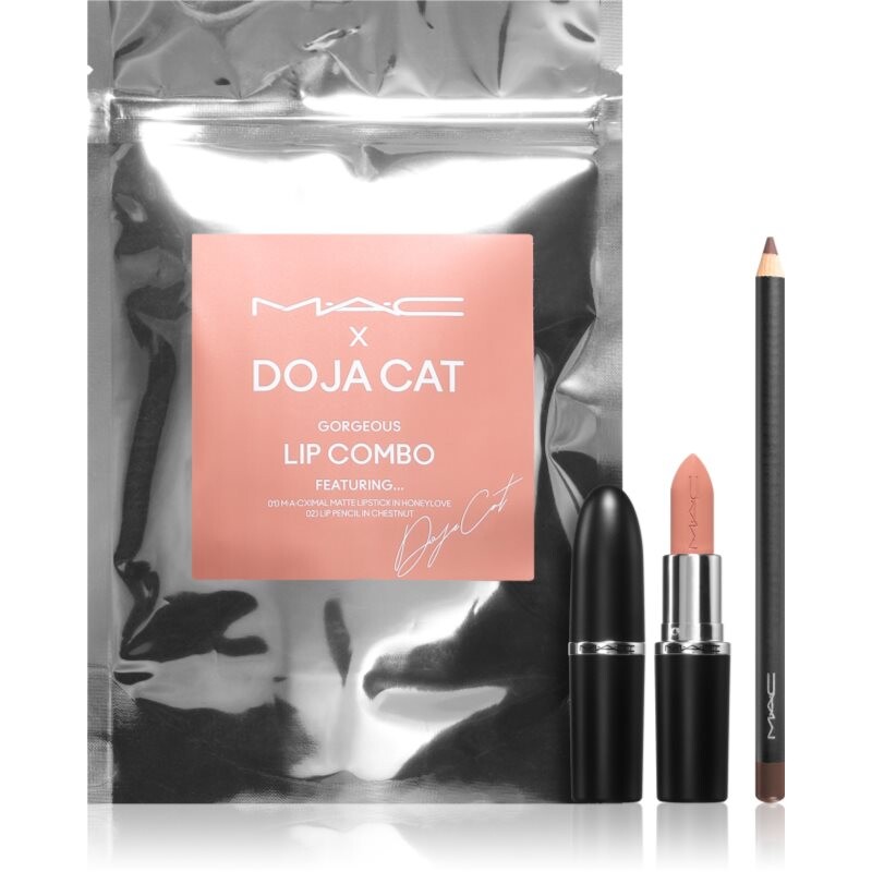 MAC Cosmetics MAC x Doja Cat Gorgeous Nude Lip Kit sada na pery