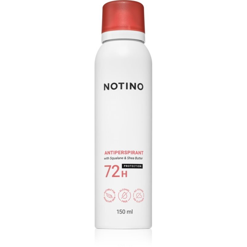 Notino Antiperspirant 72h with Squalane & Shea Butter antiperspirant sprej pre ženy 150 ml