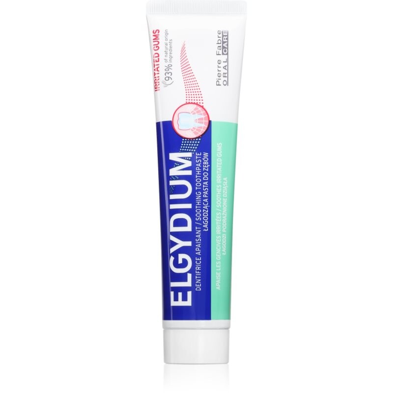 Elgydium Irritated Gums zubná pasta podporujúci regeneráciu podráždených ďasien 75 ml