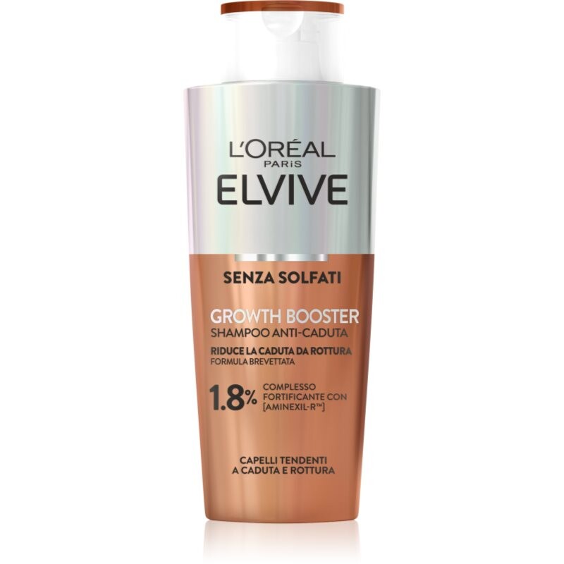 L’Oréal Paris Elvive Growth Booster posilňujúci šampón proti vypadávaniu vlasov 200 ml