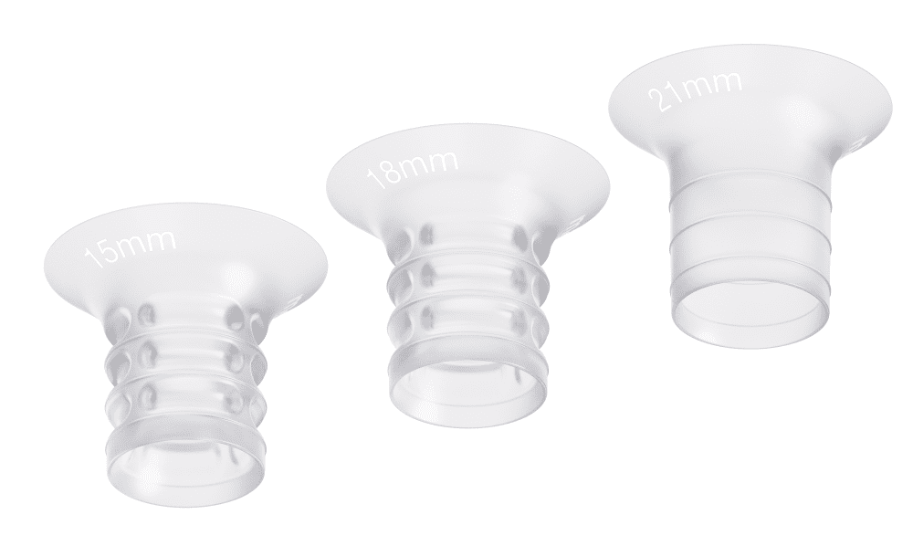MEDELA Vložky do prsných nástavcov silikónové (2x21mm, 2x18mm, 2x15mm) 6 ks