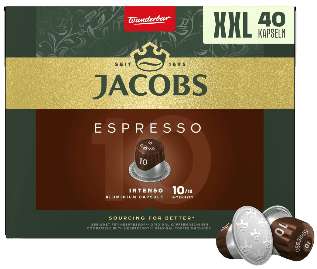 JACOBS Espresso INTENSO XXL kapsule 40 ks