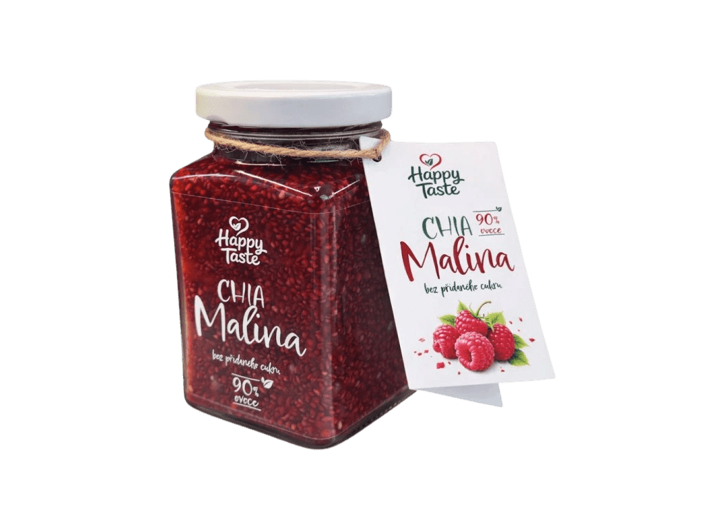 BEZVA MÜSLI Džem s chia a malinou 260 g