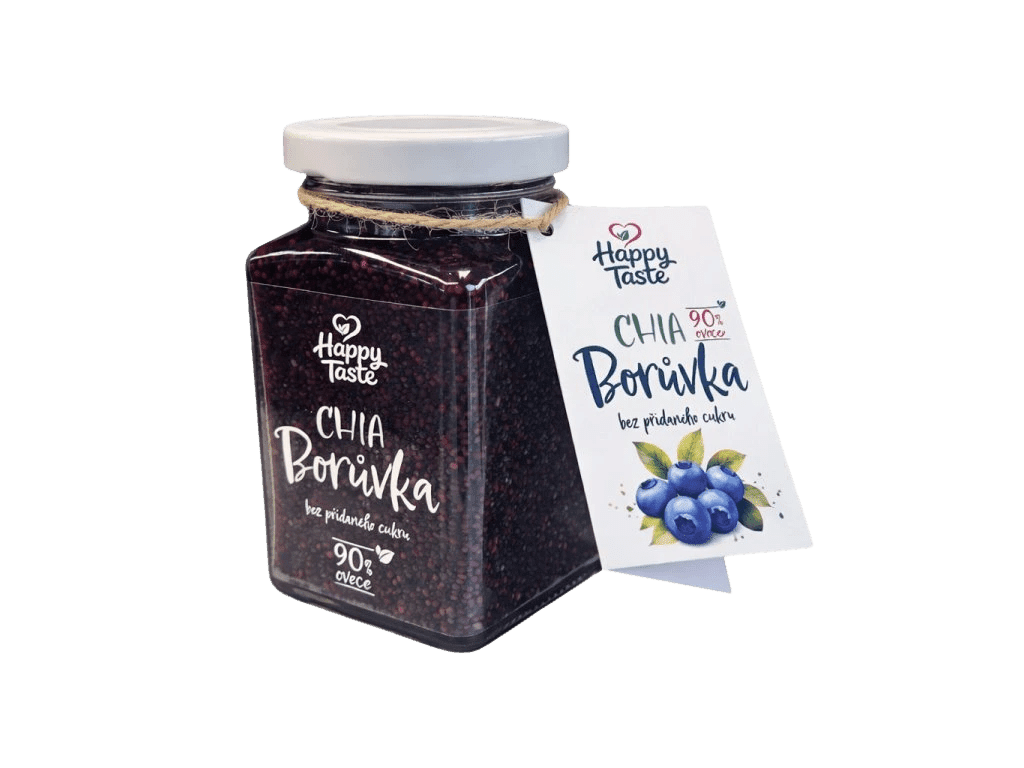 BEZVA MÜSLI Džem s chia a čučoriedkou 260 g
