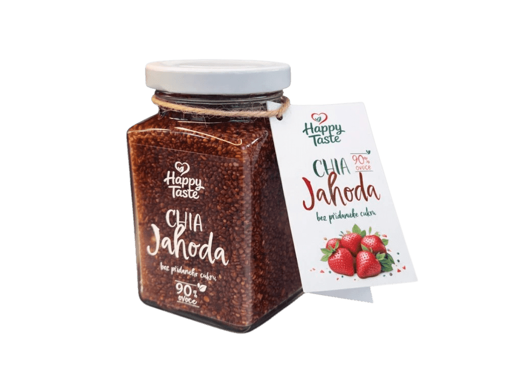 BEZVA MÜSLI Džem s chia a jahodou 260 g