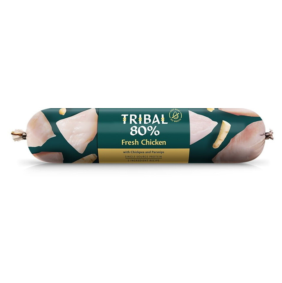 TRIBAL 80% Chicken saláma pre psov 1 ks, Hmotnosť balenia (g): 750 g