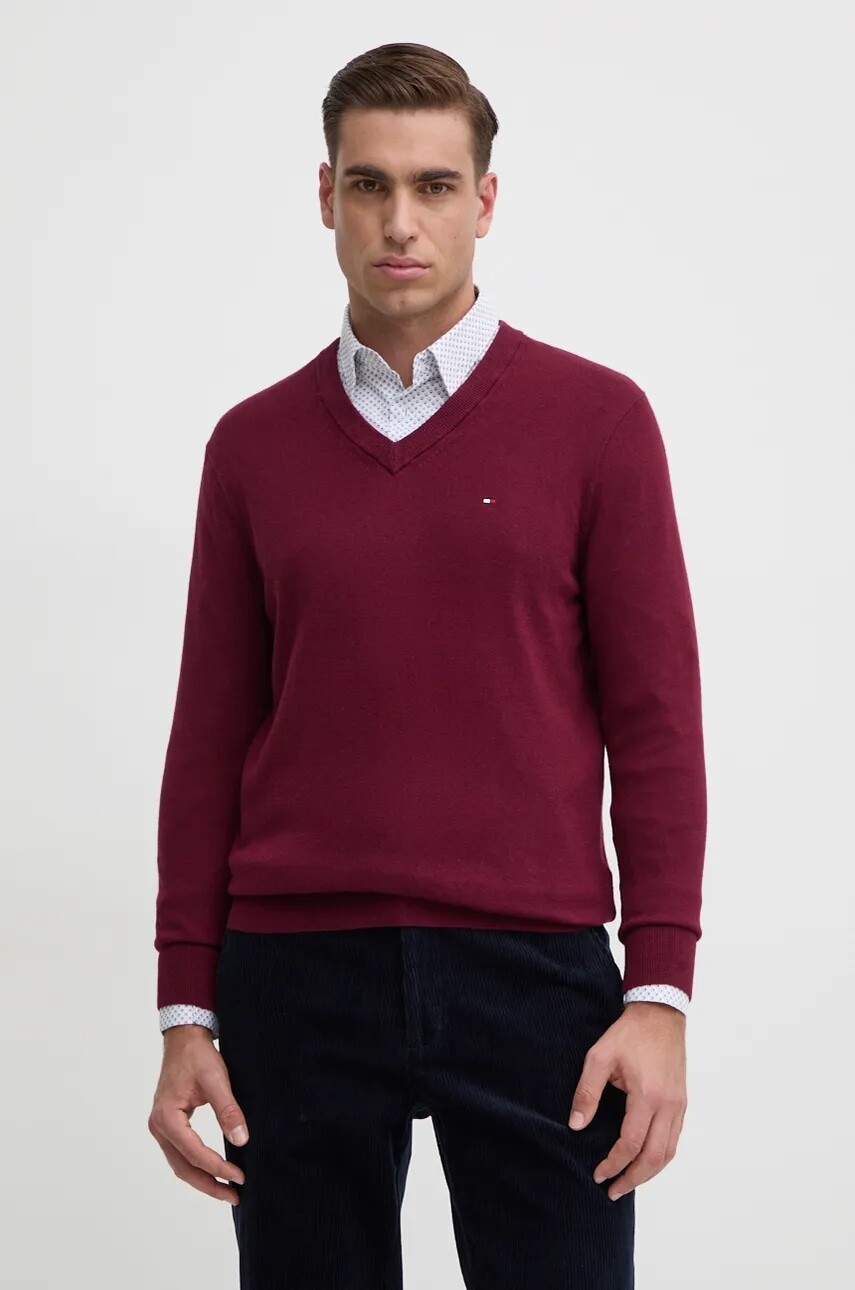 Tommy Hilfiger Sveter s prímesou kašmíru Tommy Hilfiger