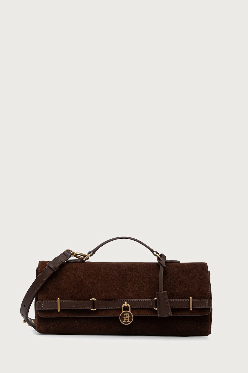 Tommy Hilfiger crossbody kabelka dámska semišová