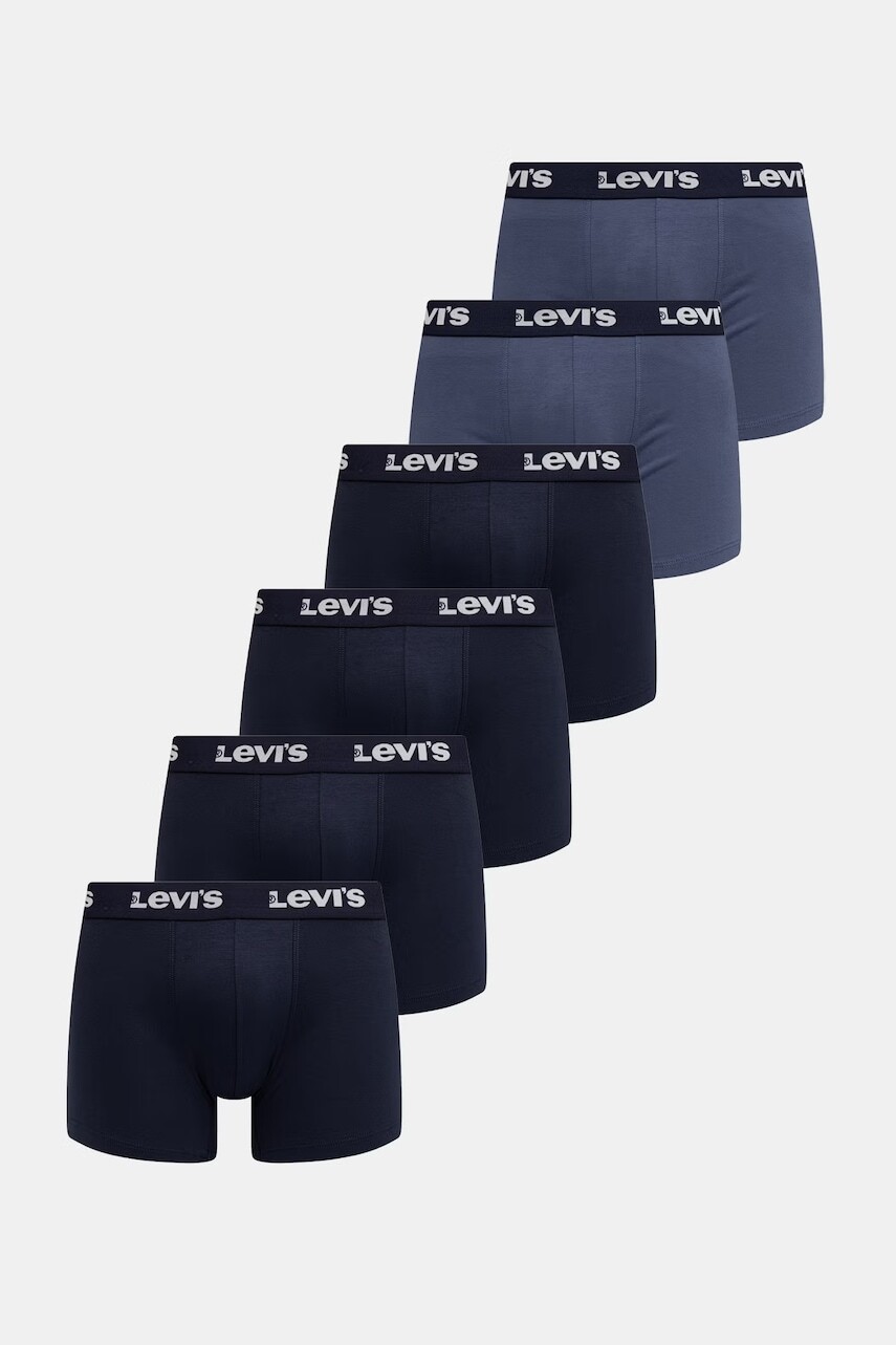 Levi's priliehavé boxerky pánske bavlnené s elastanom 6-pak