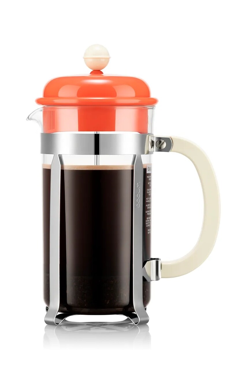 Bodum kanvica so sitkom na kávu alebo čaj z borosilikátového skla Caffettiera 1 l