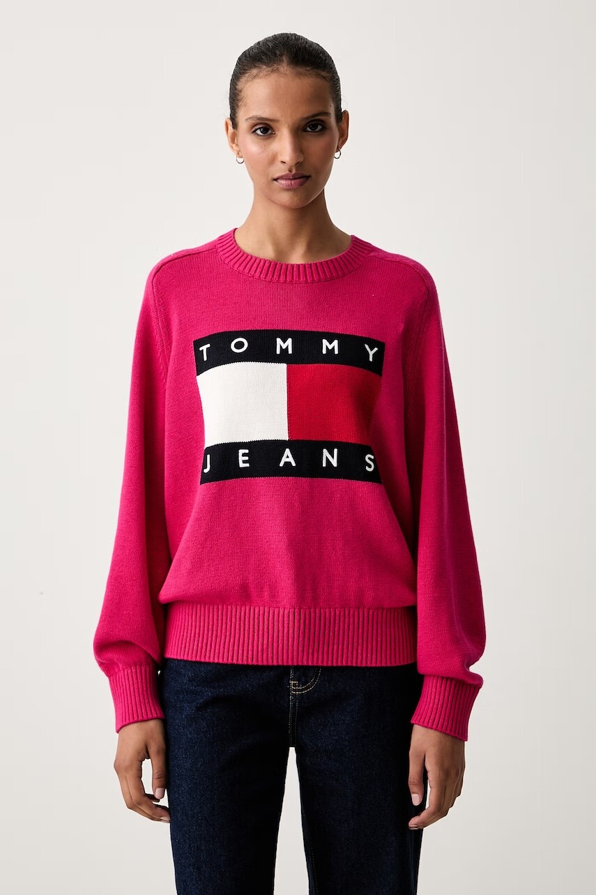 Tommy Jeans sveter dámsky s vlnou