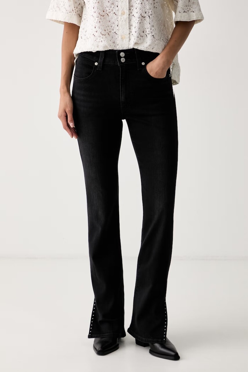 Levi's rifle bootcut dámske 725 STUDDED SLIT HEM