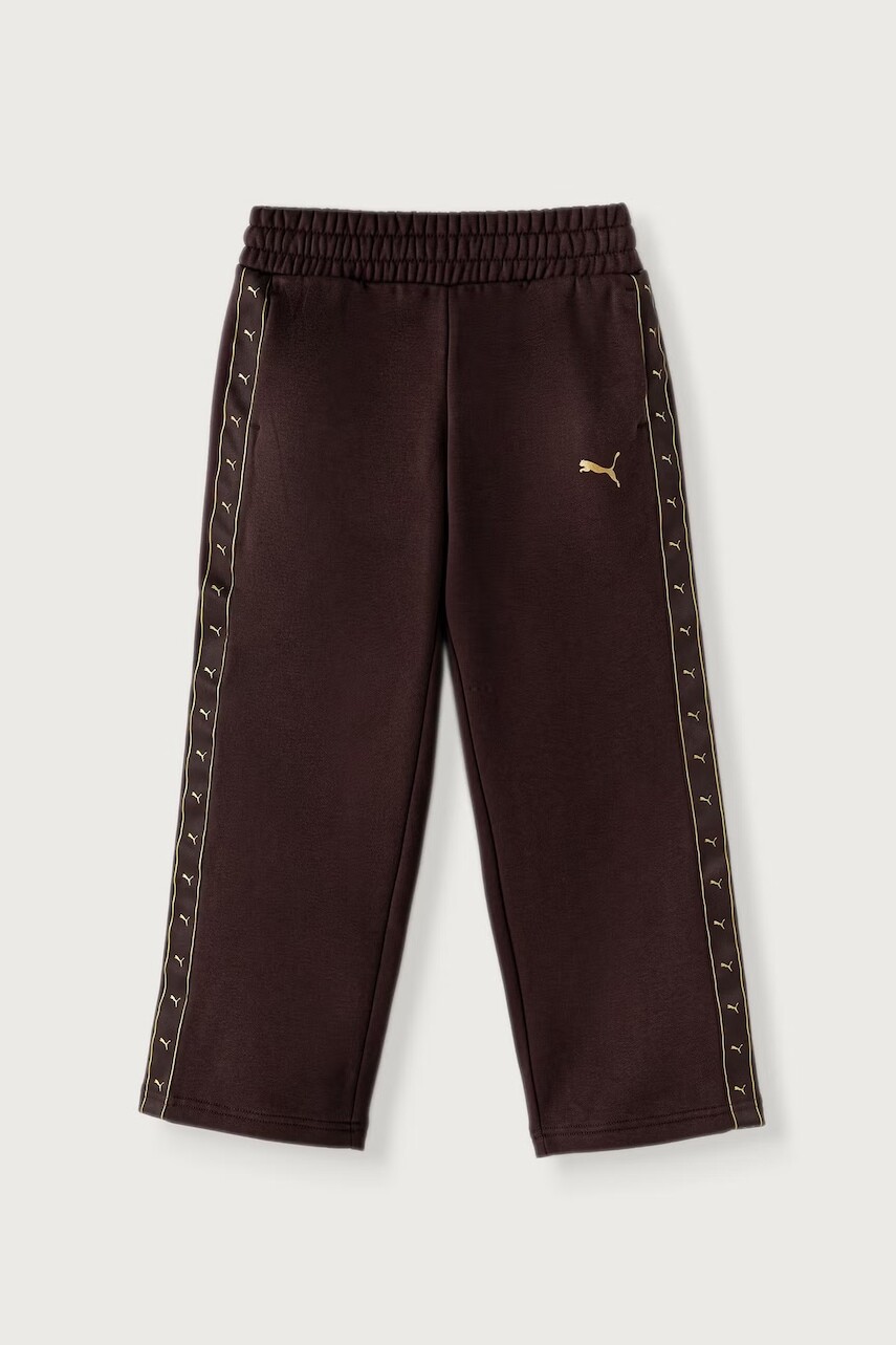 Puma teplákové nohavice detské s bavlnou ESS TAPE Relaxed Sweatpants