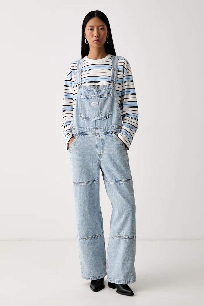 Levi's rifle na traky rifľové dámske UTILITY OVERALL H226