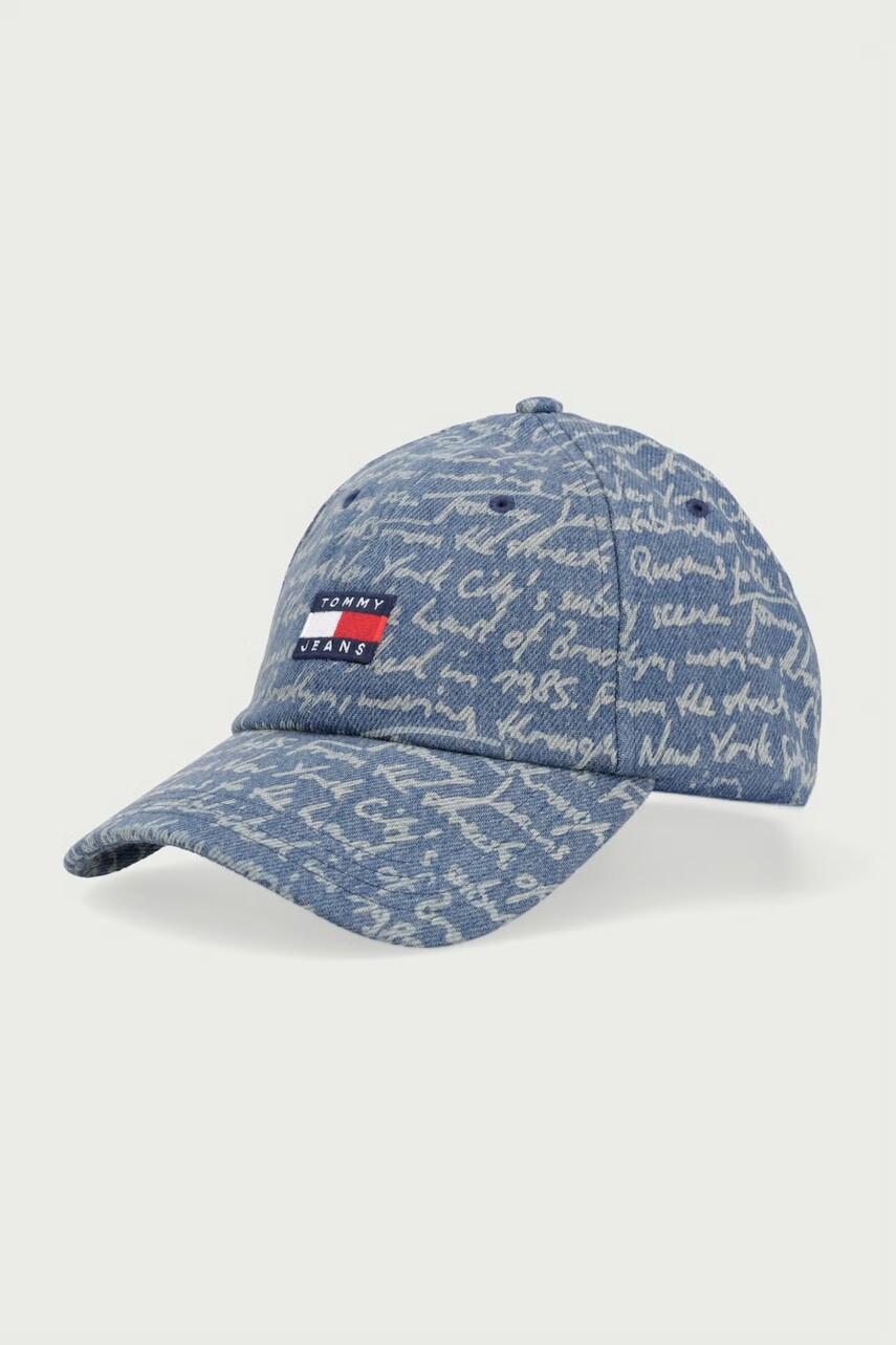 Tommy Jeans bejzbalová čiapka pánska rifľová