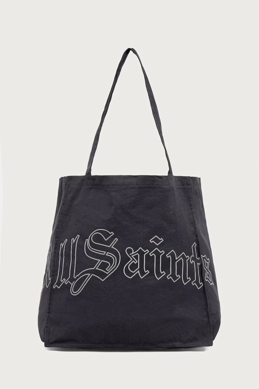 AllSaints materiálová taška pánska bavlnená DECENT LRG TOTE
