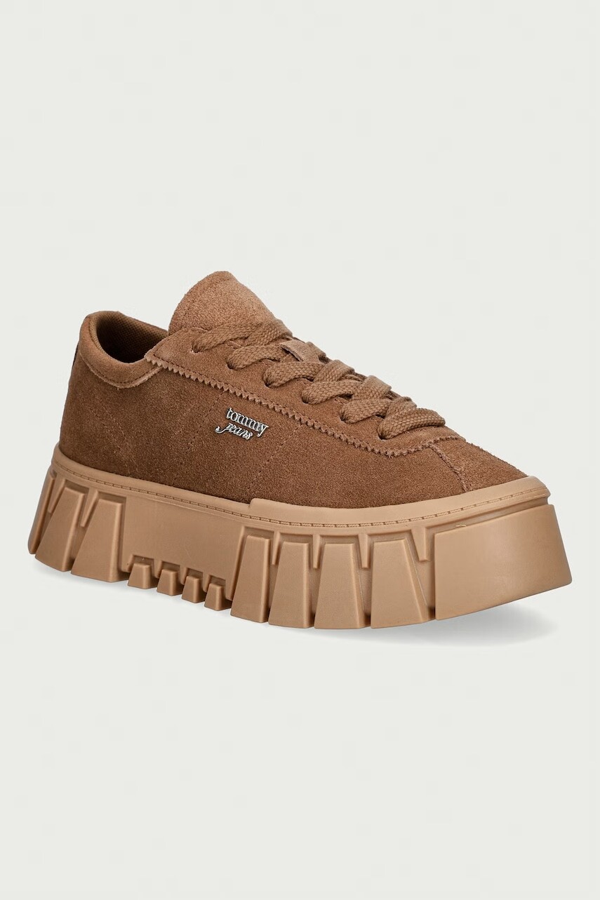 Tommy Jeans TJW PLATFORM SNEAKER SUEDE sneakers dámske semišové
