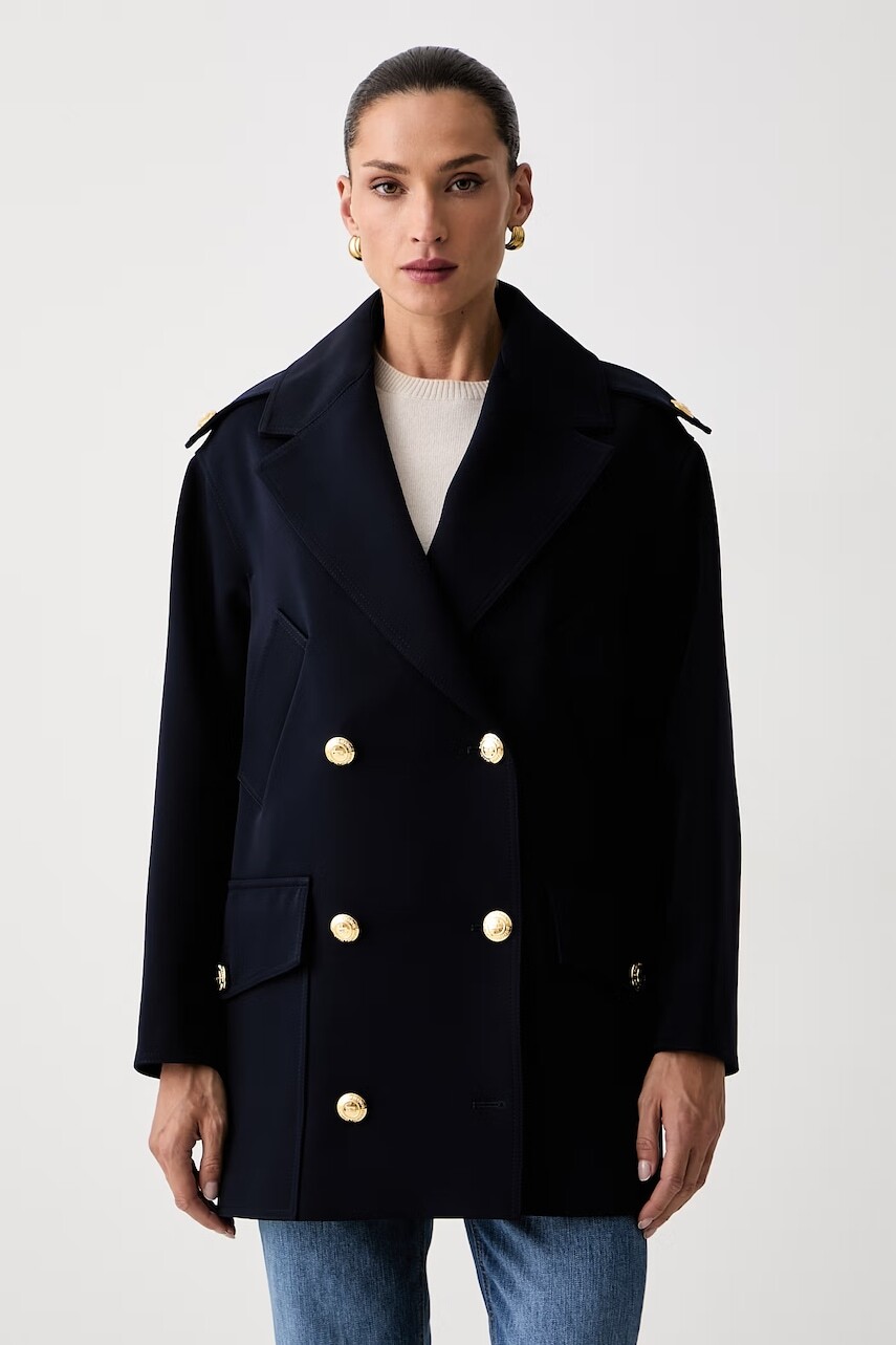 Elisabetta Franchi elegantný kabát dámsky