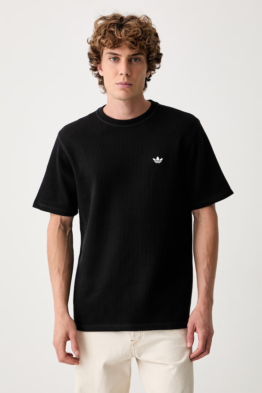 adidas Originals tričko pánske bavlnené Trefoil Essentials Waffle