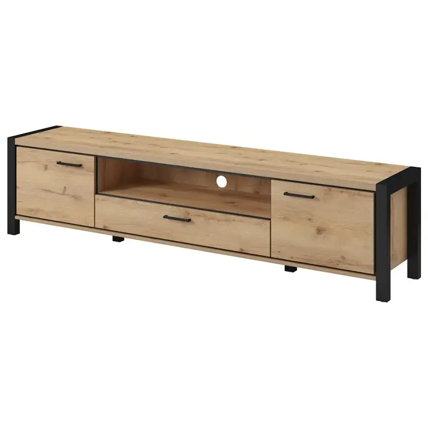 TV stolík Aktiv 40 210cm Dub Taurus/Čierna